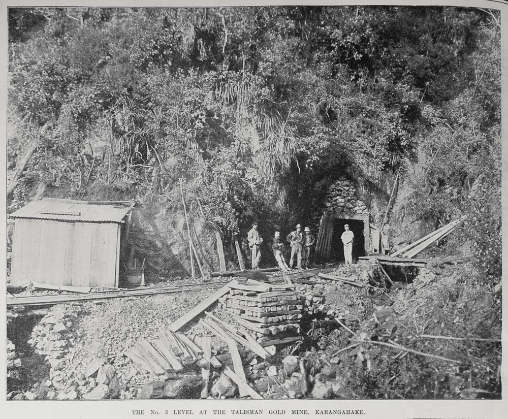 TALISMAN MINE NO 8 PORTAL CIRCA 1900