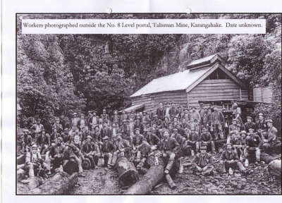TALISMAN MINE NO 8 PORTAL CIRCA 1900